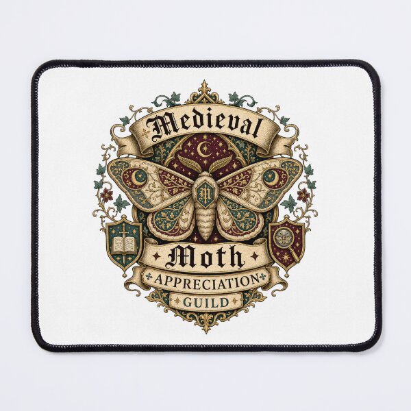 Item preview, Medieval Moth Appreciation Guild – Celestial Gothic Emblem designed and sold by onlin3boutiqu3.