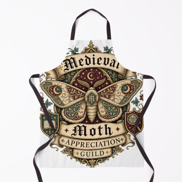 Item preview, Medieval Moth Appreciation Guild – Celestial Gothic Emblem designed and sold by onlin3boutiqu3.