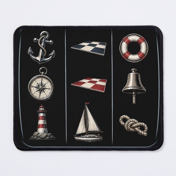 Item preview, Nautical Slot Machine Vintage Icons designed and sold by MWSailingClub.