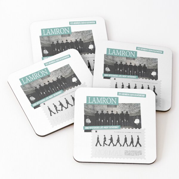 Item preview, BTS Lamron Normal Newspaper Stamp Aesthetic designed and sold by moamaxshop.