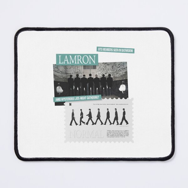 Item preview, BTS Lamron Normal Newspaper Stamp Aesthetic designed and sold by moamaxshop.