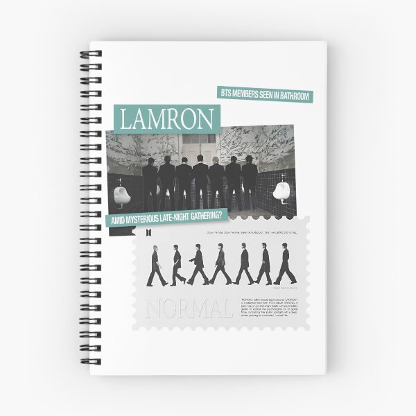 Item preview, BTS Lamron Normal Newspaper Stamp Aesthetic designed and sold by moamaxshop.