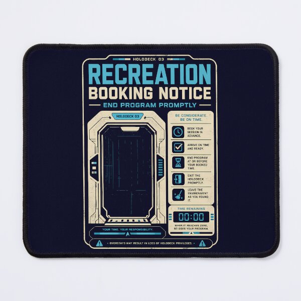 Item preview, Holodeck Recreation Booking Notice designed and sold by agearb.