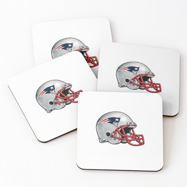 Item preview, New England Patriots NFL Helmet Drawing designed and sold by Luke Foran Sports Art.