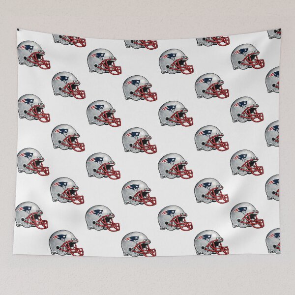 Item preview, New England Patriots NFL Helmet Drawing designed and sold by Luke Foran Sports Art.