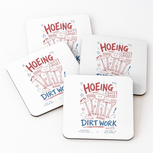 Item preview, Hoeing Dirt Work Organic Gardening designed and sold by LuminOrb.