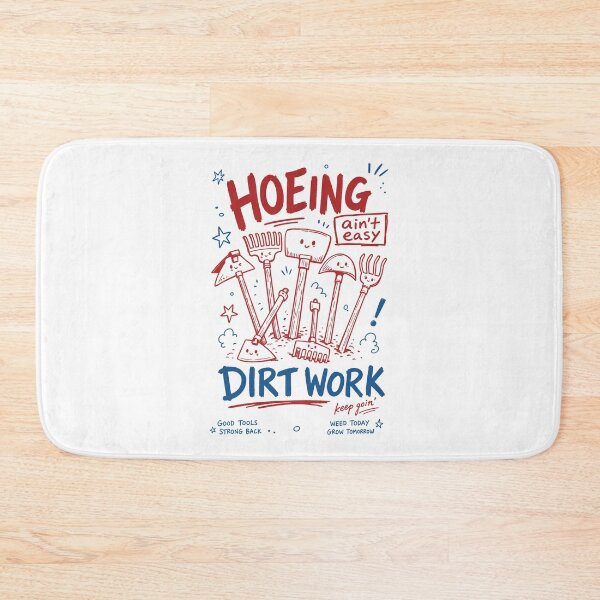 Item preview, Hoeing Dirt Work Organic Gardening designed and sold by LuminOrb.