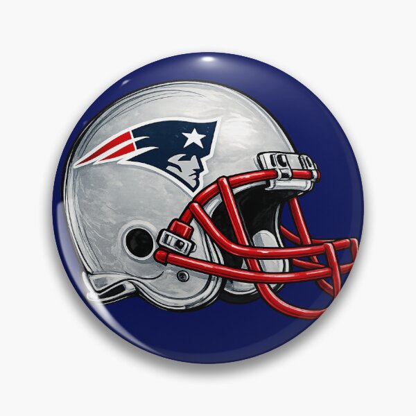 Item preview, New England Patriots NFL Helmet Drawing designed and sold by Luke Foran Sports Art.