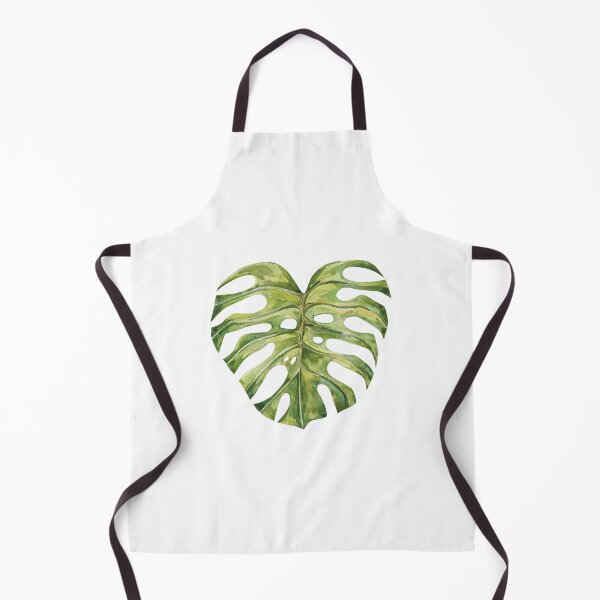 Item preview, Tropical Heart Shaped Monstera Leaf Watercolor Illustration designed and sold by the-myro.