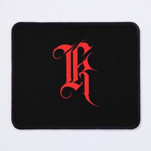 Item preview, Gothic K | Dark Alternative Letter (Red Version) designed and sold by byKira-Dark.