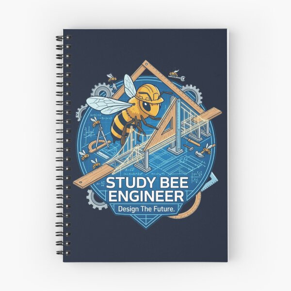Item preview, Study Bee Engineer Artwork | Premium STEM Design designed and sold by Amr Darwish Graphic designer.