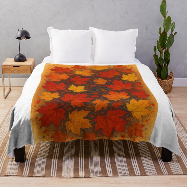 Artikelvorschau, Autumn Leaves – Blätter im Herbststurm entworfen und verkauft von IsyLaneDesign.