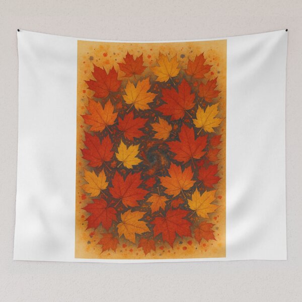 Item preview, Autumn Leaves – Leaves in the Autumn Storm designed and sold by IsyLaneDesign.