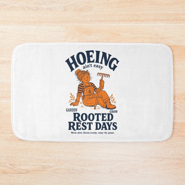 Item preview, Hoeing Ain't Easy Organic Gardening designed and sold by LuminOrb.