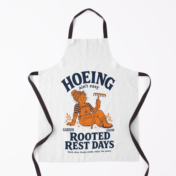 Item preview, Hoeing Ain't Easy Organic Gardening designed and sold by LuminOrb.