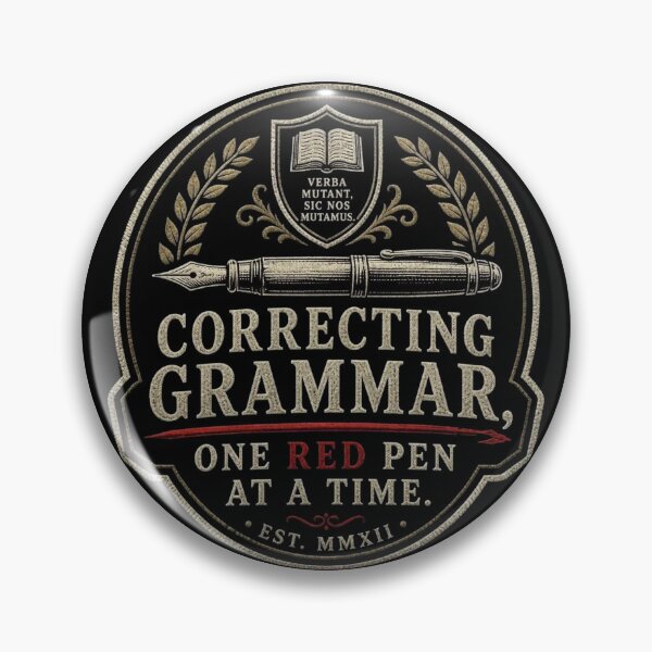 Item preview, Funny English Teacher Gift Correcting Grammar Retro Humor Art Print designed and sold by thoughtswear.