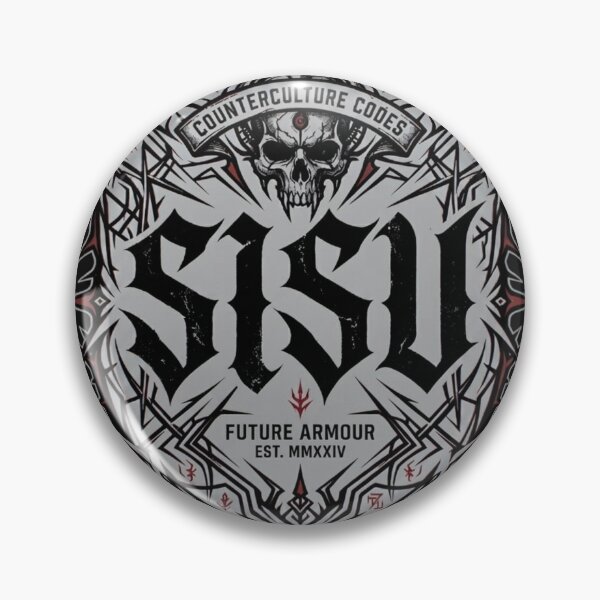 Item preview, SISU Combat Protocol – Future Armour Cyber-Sigilism Streetwear designed and sold by SisuPrintsCo.