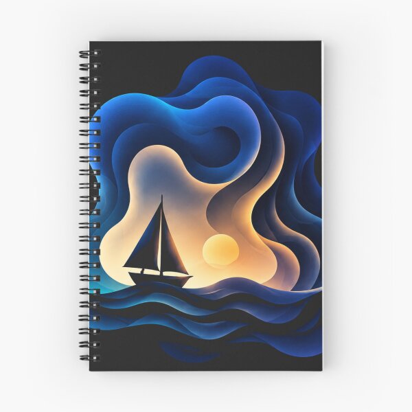 Item preview, Abstract Midnight Sailing Dreamscape designed and sold by MWSailingClub.
