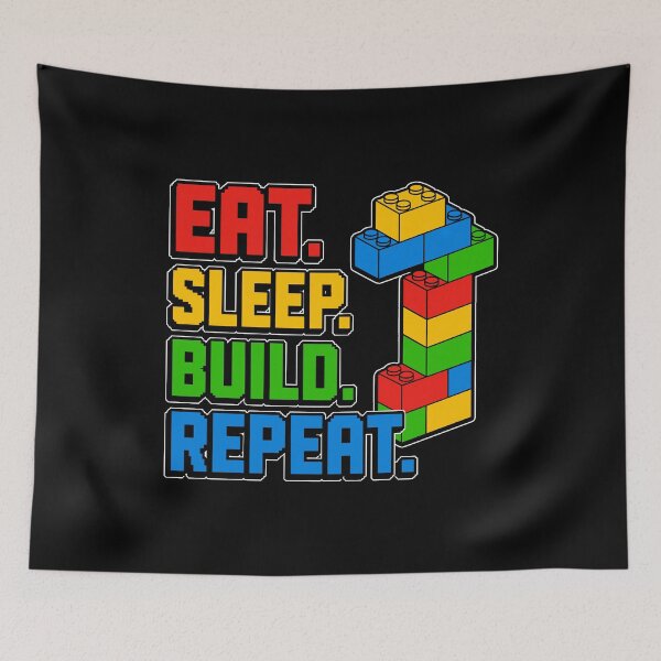Item preview, Eat Sleep Build Repeat Master Builder designed and sold by KarimSoCute.