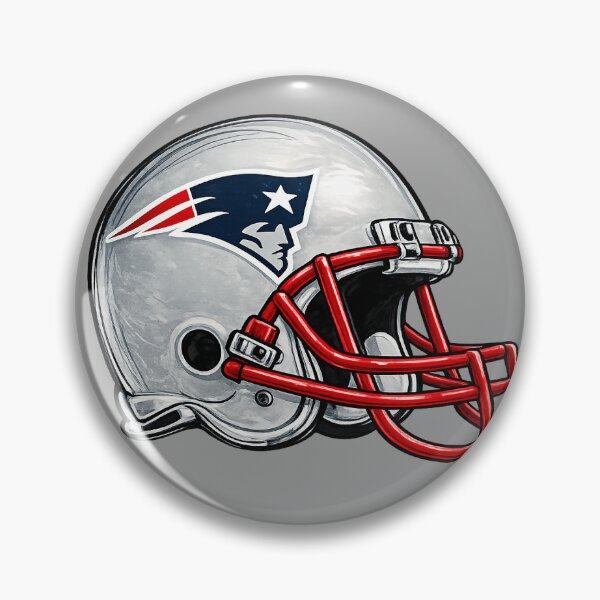 Item preview, New England Patriots NFL Helmet Drawing designed and sold by Luke Foran Sports Art.