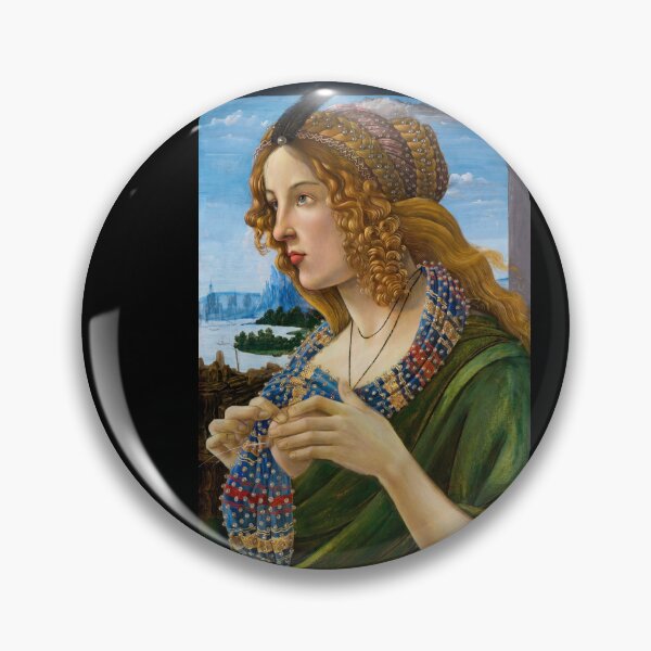 Item preview, Golden Haired Renaissance Woman In Profile designed and sold by artofuniverse.