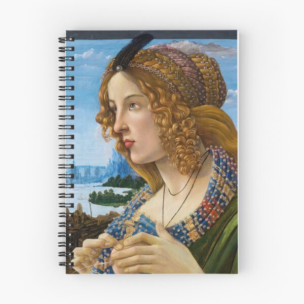 Item preview, Golden Haired Renaissance Woman In Profile designed and sold by artofuniverse.