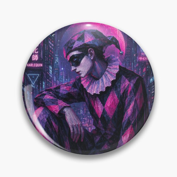 Item preview, Harlequin a cubist painting. designed and sold by GalleryKauffeld.