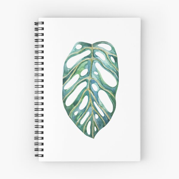 Item preview, Tropical Monstera Adansonii Leaf Watercolor Art designed and sold by the-myro.