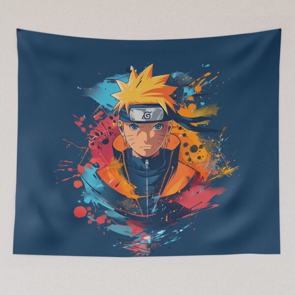 Item preview, Explosion of Orange and Blue designed and sold by PRINTATSTUDIO.