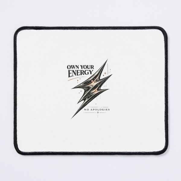 Item preview, Own Your Energy Lightning Bolt Modern Streetwear T-Shirt designed and sold by PrintoraDesign.