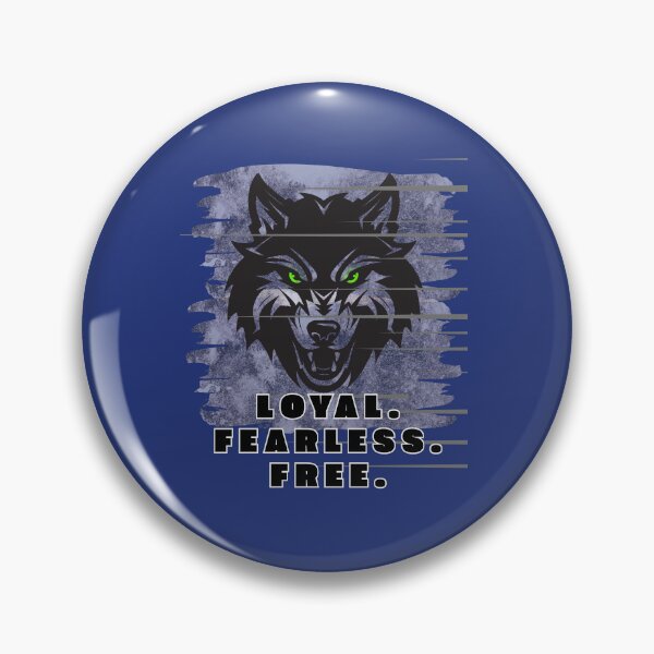 Item preview, Loyal Fearless Free Wolf designed and sold by AhmadAnnaPrints.