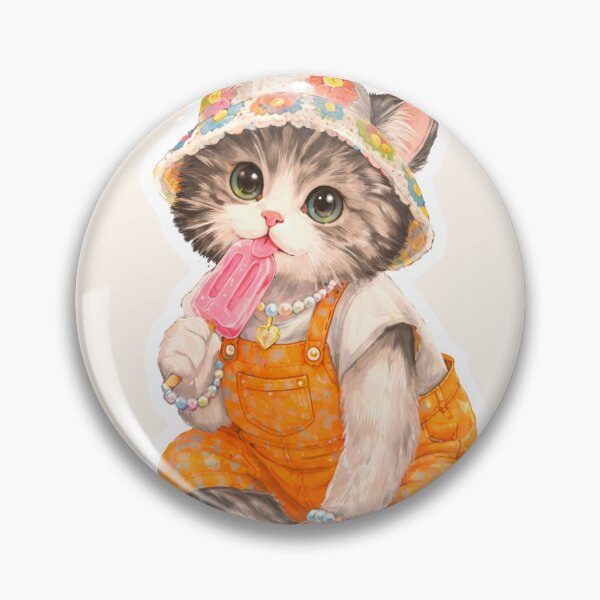 Item preview, icecream lover kitty princess sticker designed and sold by sara747.