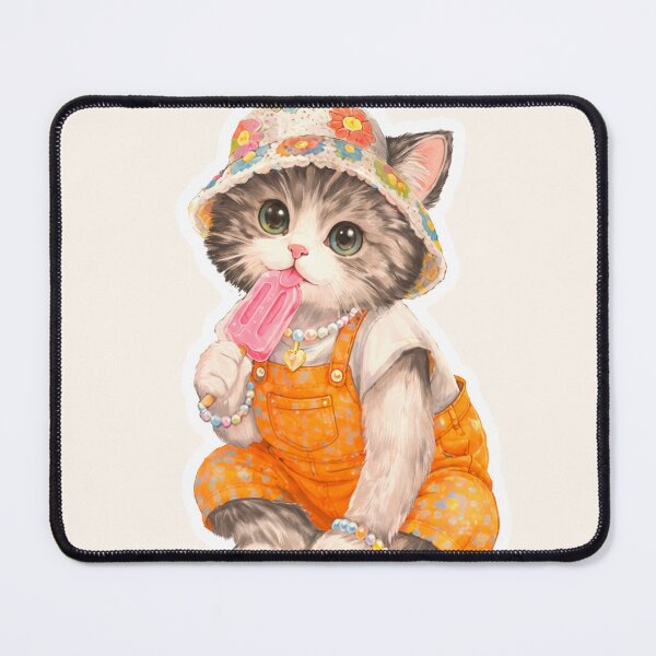 Item preview, icecream lover kitty princess sticker designed and sold by sara747.