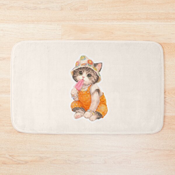 Item preview, icecream lover kitty princess sticker designed and sold by sara747.