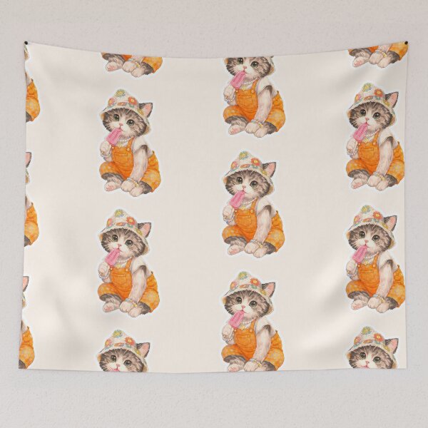 Item preview, icecream lover kitty princess sticker designed and sold by sara747.