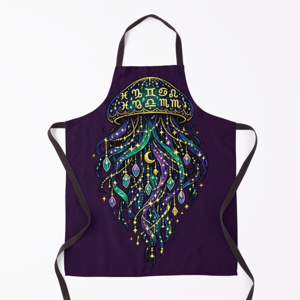 Item preview, Celestial Zodiac Jellyfish | Cosmic Astrology Ocean Art | Mystical Marine Fantasy designed and sold by irfanshikh.