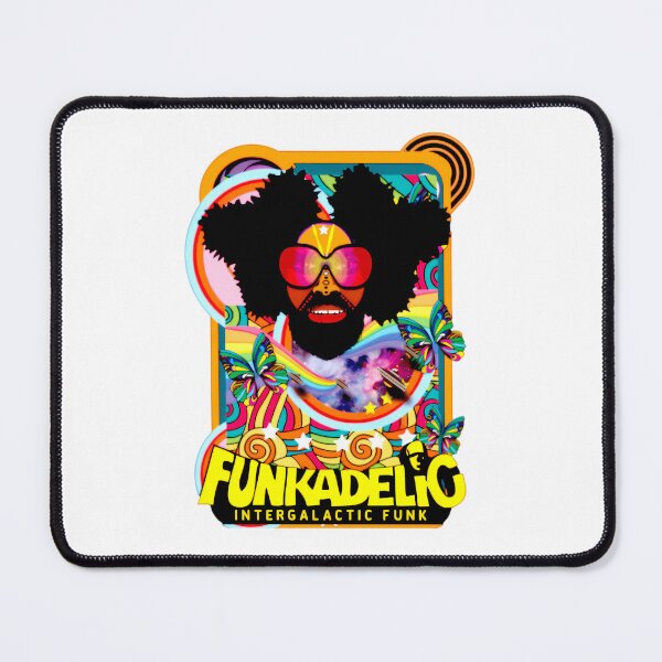 Item preview, Man Face Afro Hair Sunglasses Pattern Butterflies Rainbow Frame designed and sold by gretaveng.