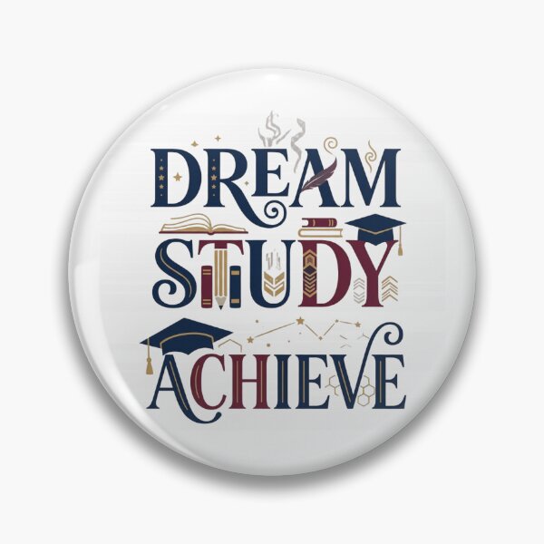 Item preview, Dream Study Achieve Typography | Premium Student Artwork designed and sold by Amr Darwish Graphic designer.
