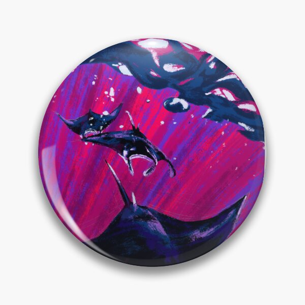 Item preview, Bright Manta Ray designed and sold by AlnyOcean.