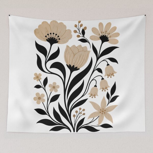 Item preview, Scandinavian Folk Flowers designed and sold by PetalGarden.