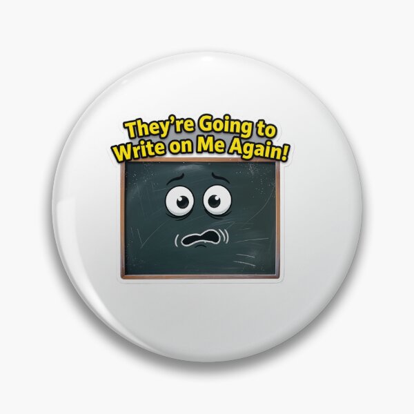 Item preview, Funny Blackboard Classroom Sticker designed and sold by Imaginarium of Chaos falcon88 .