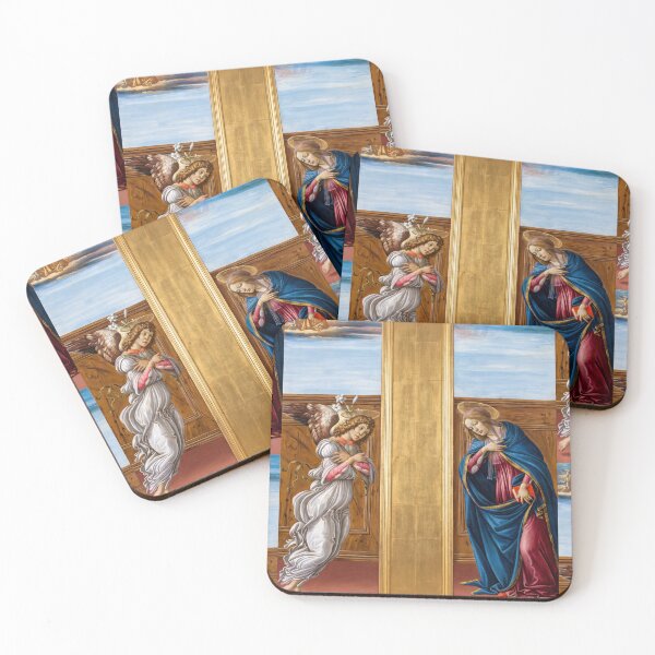 Item preview, The Annunciation Angel and Virgin Mary designed and sold by artofuniverse.