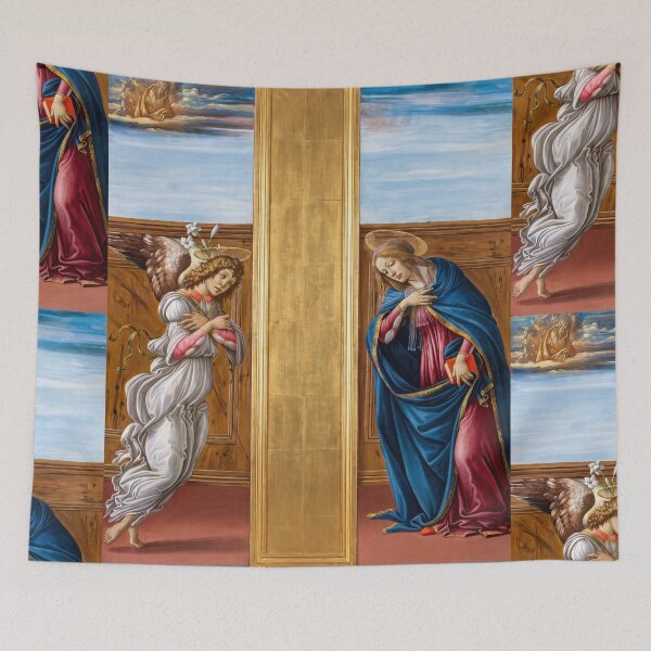 Item preview, The Annunciation Angel and Virgin Mary designed and sold by artofuniverse.
