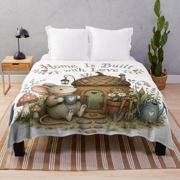 Item preview, Acorn Cottage - Cute Mouse Nursery designed and sold by bapupa.