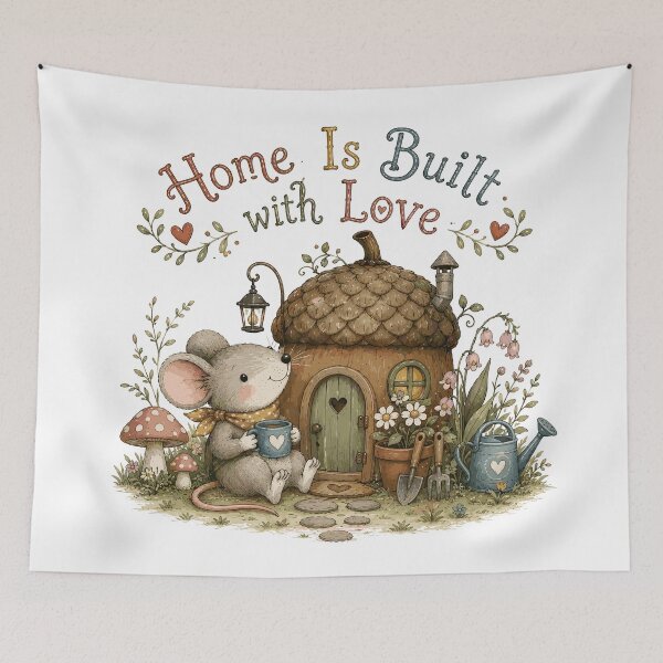 Item preview, Acorn Cottage - Cute Mouse Nursery designed and sold by bapupa.