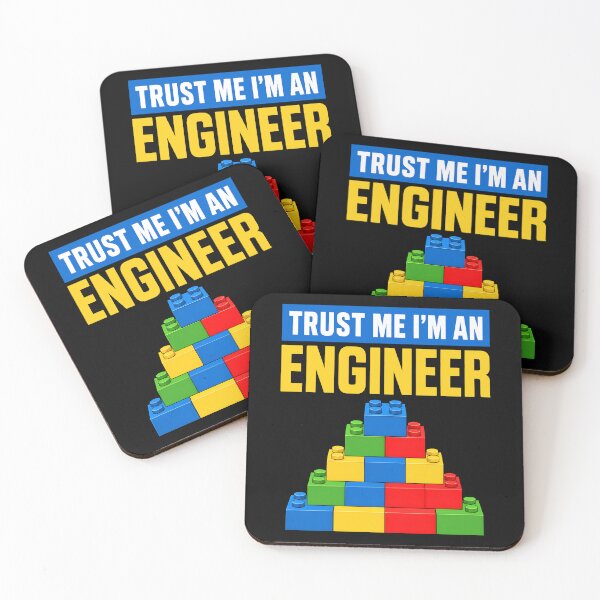 Item preview, Trust Me I'm An Engineer Kids Builder Bricks Building Blocks designed and sold by KarimSoCute.