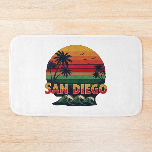 Item preview, Vintage San Diego Sunset Beach Retro designed and sold by ReginaSeidman.