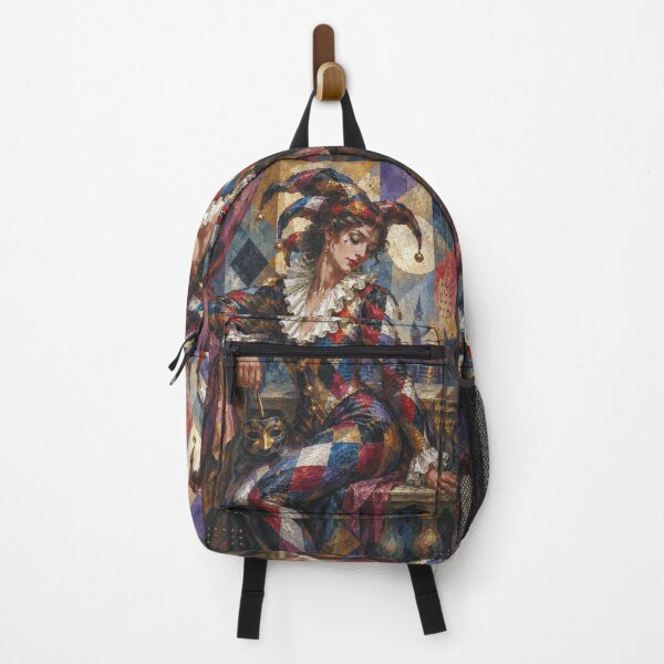 Item preview, Elegant Female Harlequin painting. designed and sold by GalleryKauffeld.
