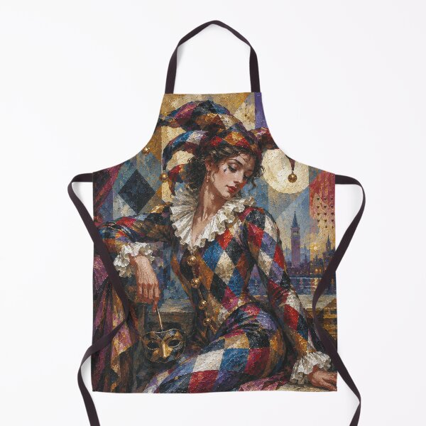 Item preview, Elegant Female Harlequin painting. designed and sold by GalleryKauffeld.