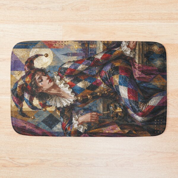 Item preview, Elegant Female Harlequin painting. designed and sold by GalleryKauffeld.